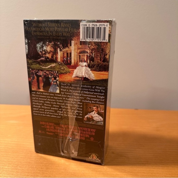 5x$25 VHS NEW & SEALED Gone With The Wind 2 Tape Movie Set Remastered MGM - Picture 3 of 6